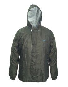 challenger mens raincoat set with carry bag olive